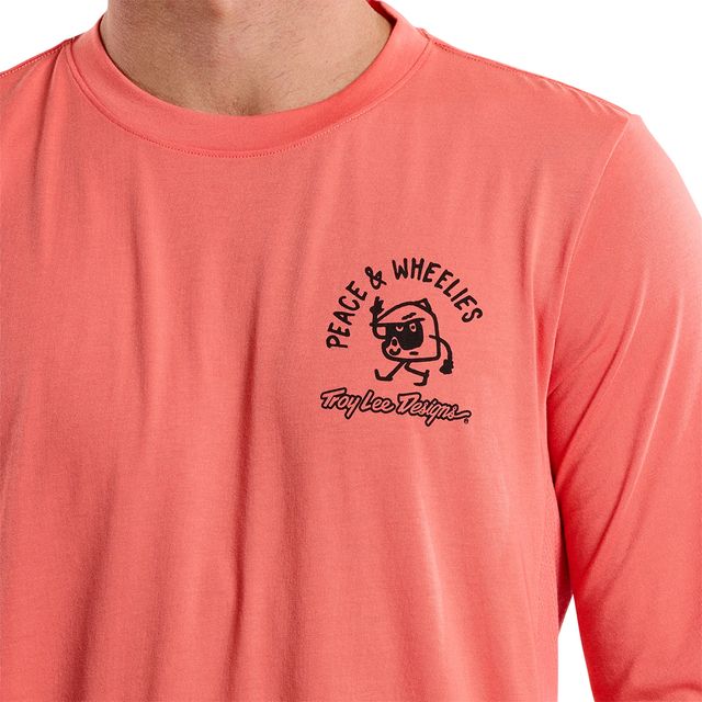 Troy Lee Designs Ride Tee Pitkähihainen Pyöräilypaita